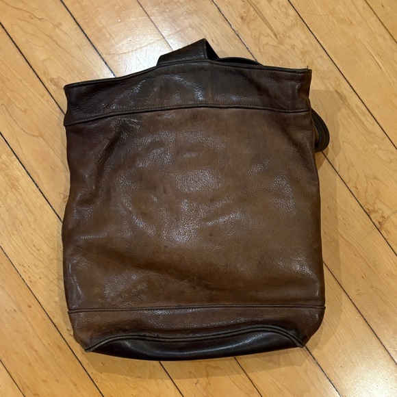 Brown Leather satchel Bag - Picture 1 of 2